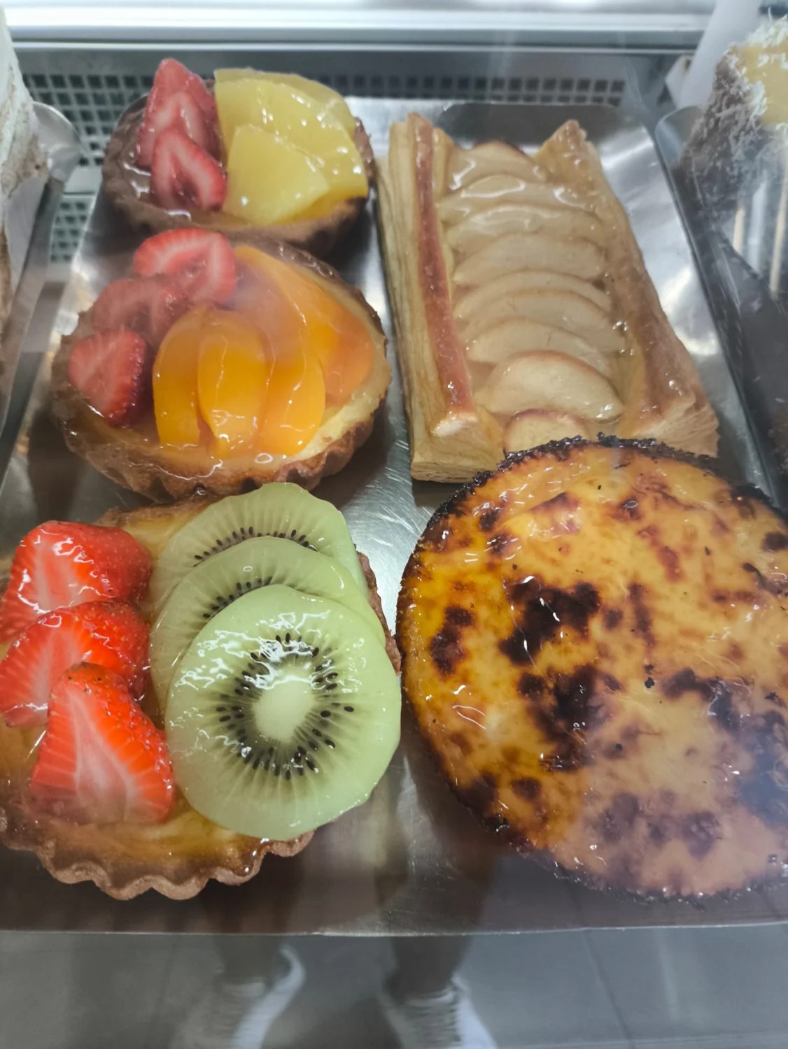 Fatias e sobremesas — fotografia real da Padaria do Pilado